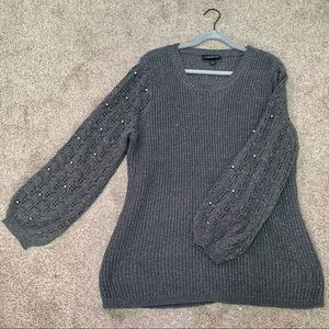Lane Bryant balloon sleeve knit sweater